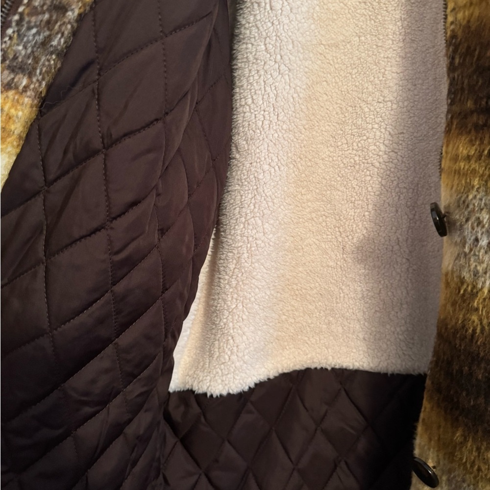 Plaid Levi’s Longline Coat - Picture 3 of 6